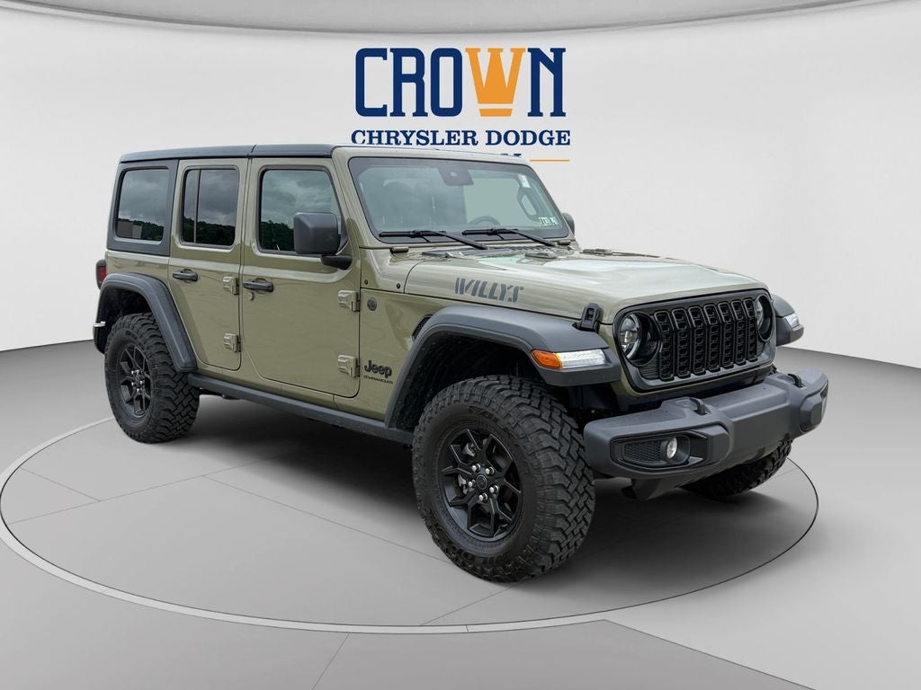 2025 Jeep Wrangler Willys in 41 — front three-quarter view