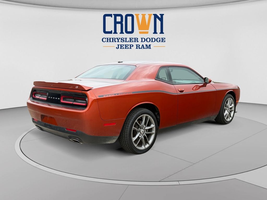 2021 Dodge Challenger — rear three-quarter view