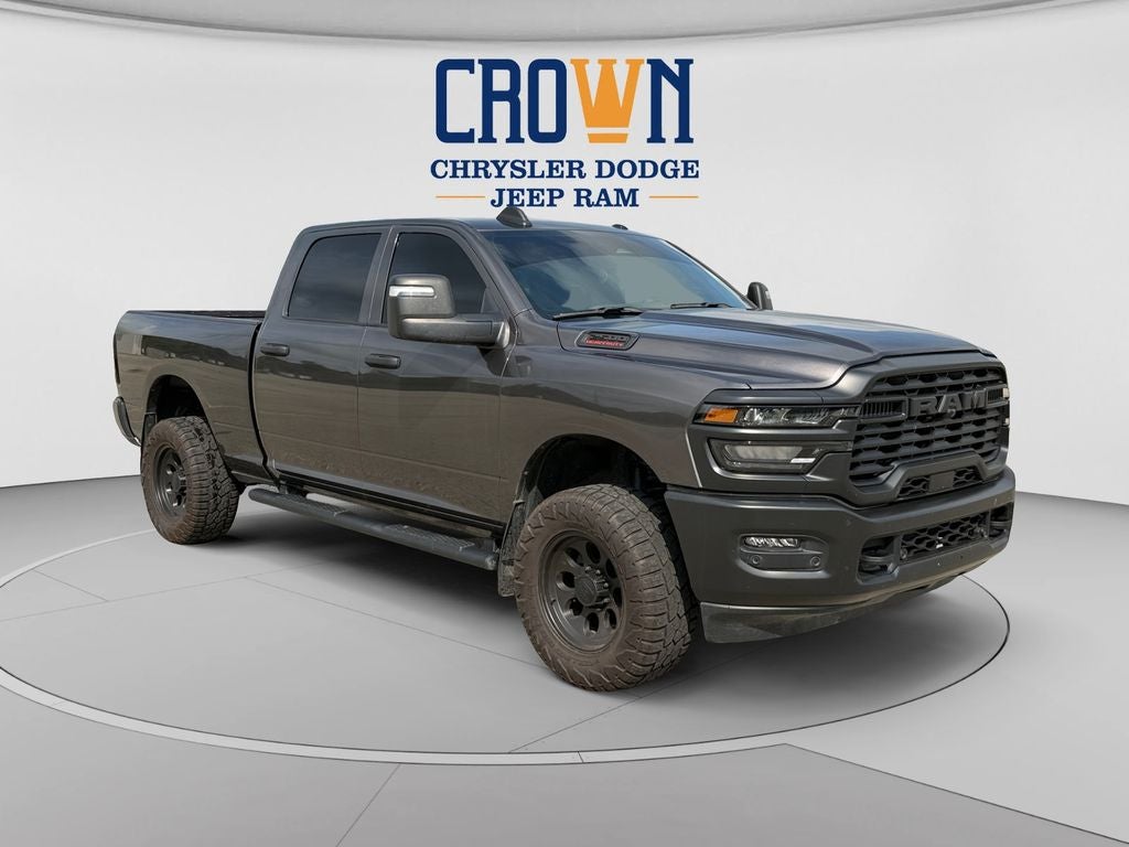 2025 RAM 2500 Tradesman in Granite Crystal Metallic Clearcoat — front three-quarter view