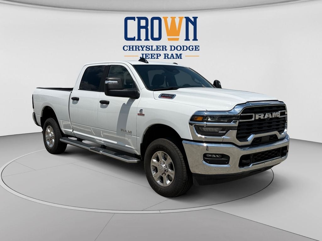 2026 RAM 2500 Big Horn in Bright White Clearcoat — front three-quarter view