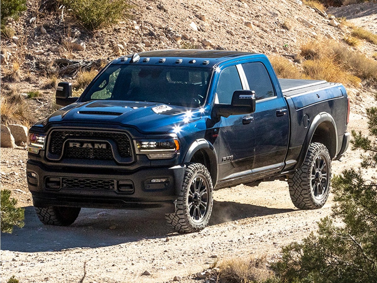 2024 RAM 2500 Laramie in Bright White Clearcoat — front three-quarter view