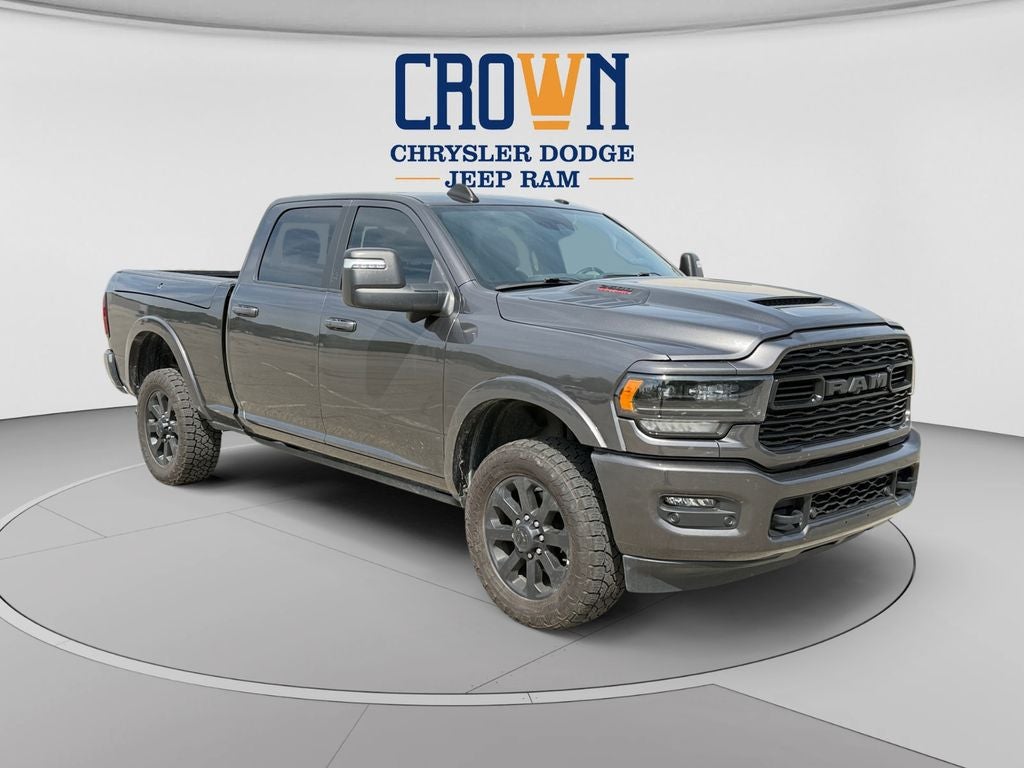2024 RAM 2500 Limited in Granite Crystal Metallic Clearcoat — front three-quarter view