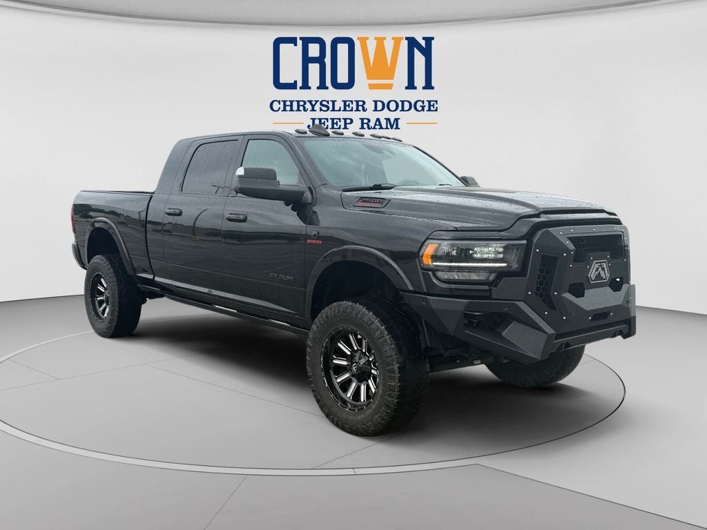 2021 RAM 2500 Limited in Diamond Black Crystal Pearlcoat — front three-quarter view