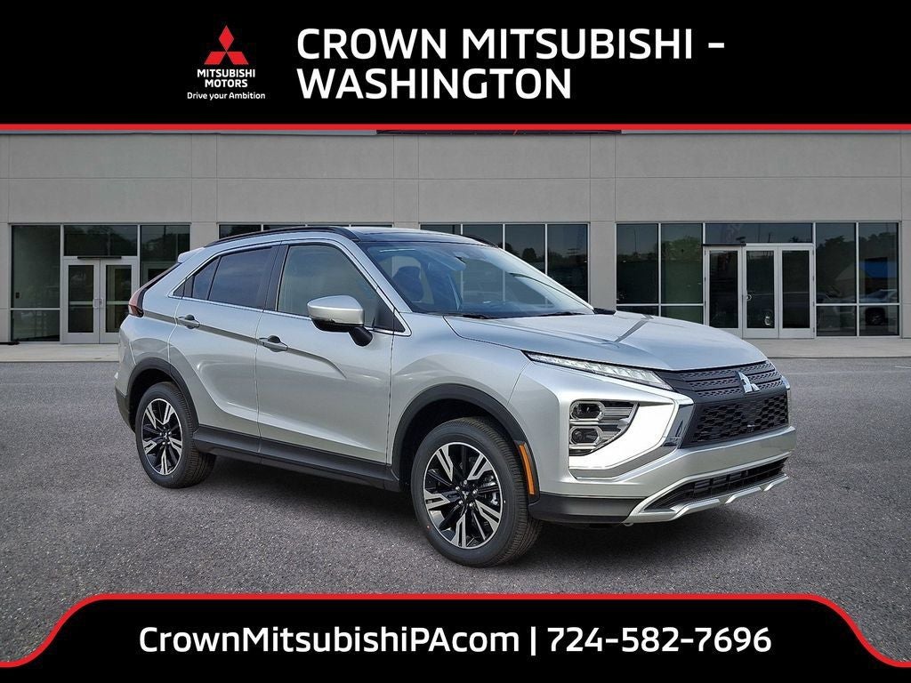 2026 Mitsubishi Eclipse Cross SE in Alloy Silver Metallic — front three-quarter view